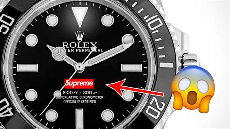 supreme rolex collab 2018|supreme Rolex daytona.